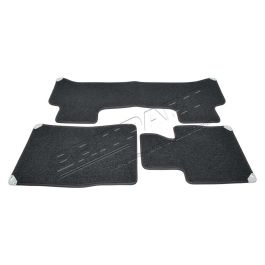 Paßformmattensatz Teppich/Gummi Range Rover LM Jet (grau)