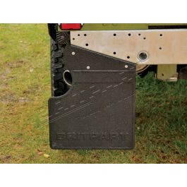 Schmutzfänger Defender 90 ab XA159807 HA links (mit Halterung)