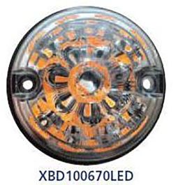 LED-Blinker vorne Defender (klar) Ø 73 mm