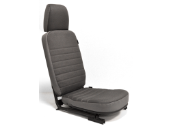 Mittelsitz vorne mit Kopfstütze Defender bis 2006 (Vinyl Twill, grau)