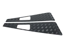Aluriffelblech für Kotflügel Defender ab 2007, schwarz