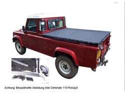 Ladeflächenabdeckung (Tonneau-Cover) Defender 110/LR 109 Pick Up