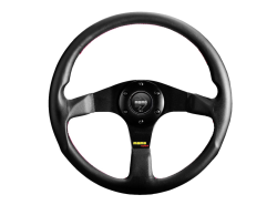 Lenkradset Momo Tuner schwarz ( Lenkrad und Nabe) für Defender