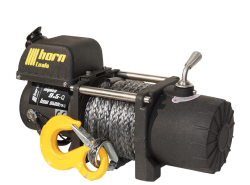 Seilwinde 4,3to Alpha 9.5 Quick Kompakt 12V 15m Kunststoffseil horntools