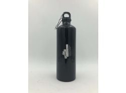 Trinkflasche Aluminium 750ml schwarz mit Logo