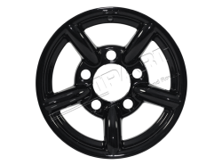 Felge Leichtmetall ZU 7x16 ET 11 mm (schwarz glänzend)