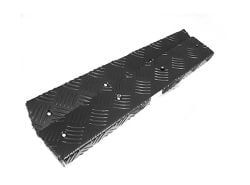 Aluriffelblech Heckbody Ecke Defender 110 Td4 schwarz
