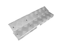 Aluriffelblech Heckbody Ecke Defender 110 Td4 eloxiert