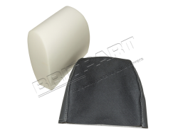 Kopfstütze vorne Def Vinyl Twill grau