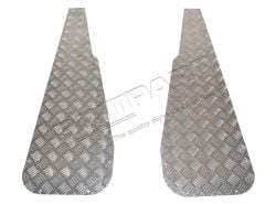 Aluriffelblech für Kotflügel (Paar), Serie
