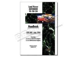 Landrover Defender Handbuch Englisch MY 1991-1994
