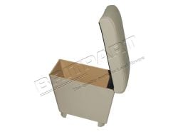 Cubby-Box mit Armlehne Freelander 2 bis 2012 (Echtleder Almond)