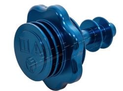 Deckel Servobehälter Defender Aluminium blau eloxiert