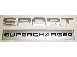 Schriftzug "Supercharged" RR LM/L322