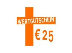 Gutschein im Wert von 25 EUR