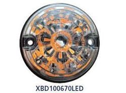 LED-Blinker vorne Defender (klar) Ø 73 mm