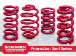 Höherlegungsfedernsatz TREKFINDER für LAND ROVER Defender 110 ca. 40mm