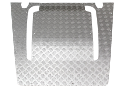 Aluriffelblech Motorhaube Defender eloxiert (ab 2007) einteilig MM