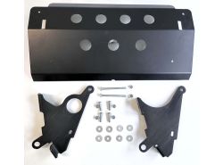 Unterfahrschutz Defender, 3-teilig, Stahl 4mm, schwarz LHD