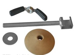 Upracks Reserveradhalter Edelstahl