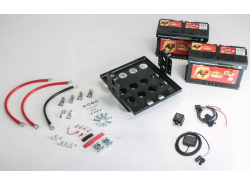 Komplettset Nakatanenga Doppelbatteriesystem 160Ah für LR Defender