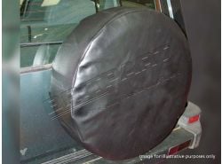 Reserveradabdeckung Vinyl schwarz 7.50R16
