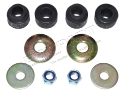 Gummiset + Anbaumaterial  Schubstrebe VA hinten Defender bis VA130784