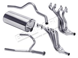 Sportauspuffanlage DOUBLE-S Edelstahl Def 3.5 V8