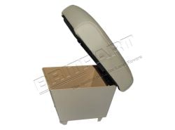 Cubby-Box mit Armlehne Freelander 2 bis 2012 (Echtleder Almond)