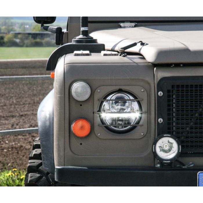 NOLDEN 7-Zoll Bi-LED Scheinwerfer Defender - Chrome